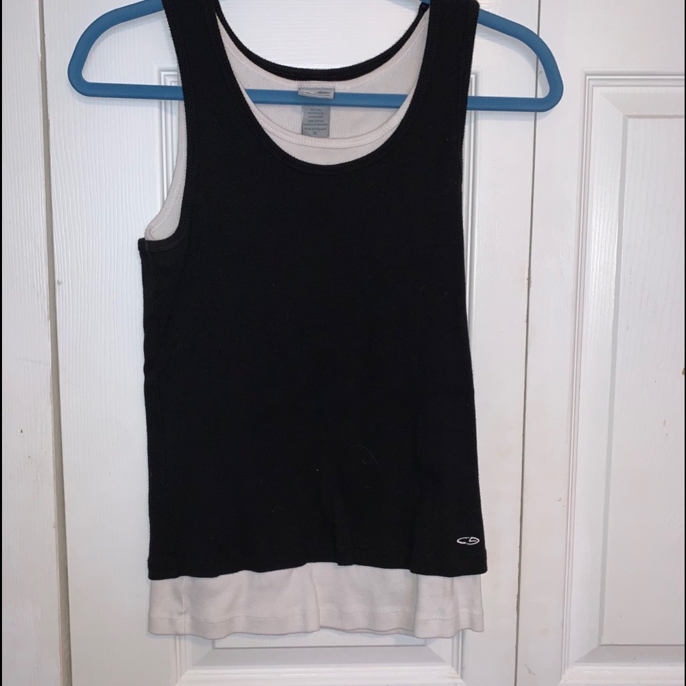🌞XL Champion Black /White tank top